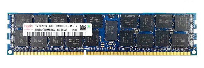 Pamięć RAM 1x 16GB Hynix ECC REGISTERED DDR3  1333MHz PC3-10600 RDIMM | HMT42GR7MFR4A-H9