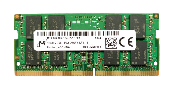 Pamięć RAM 1x 16GB Micron SO-DIMM DDR4 2666MHz PC4-21300 | MTA16ATF2G64HZ-2G6 